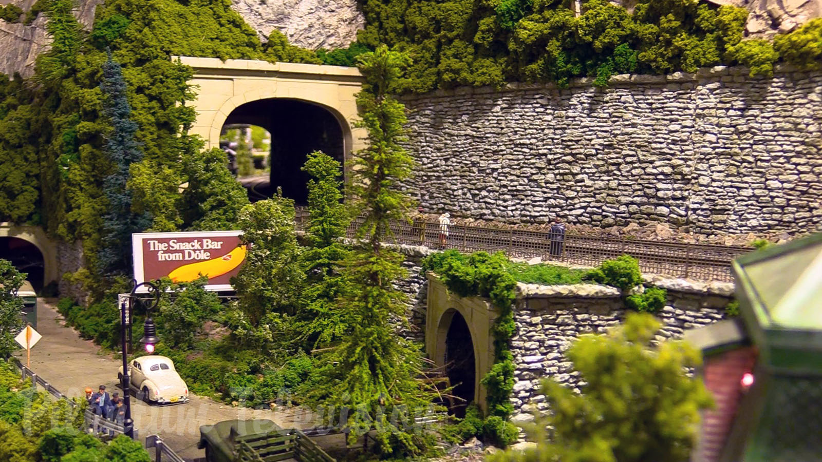 One of the finest and most famous model railroad layouts in the United States in HO scale