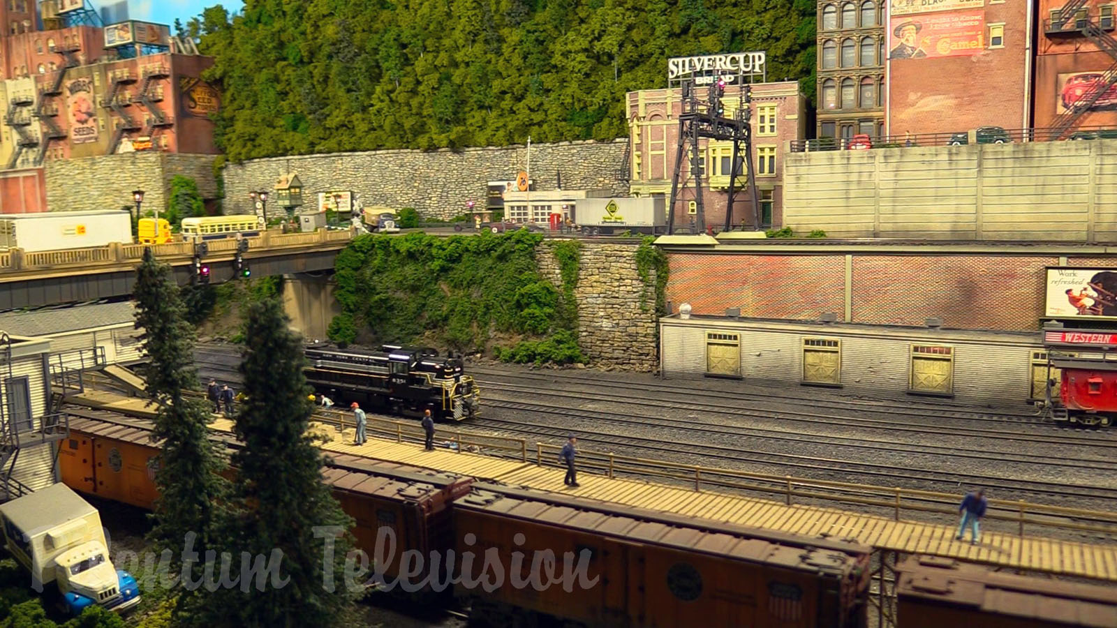 One of the finest and most famous model railroad layouts in the United States in HO scale