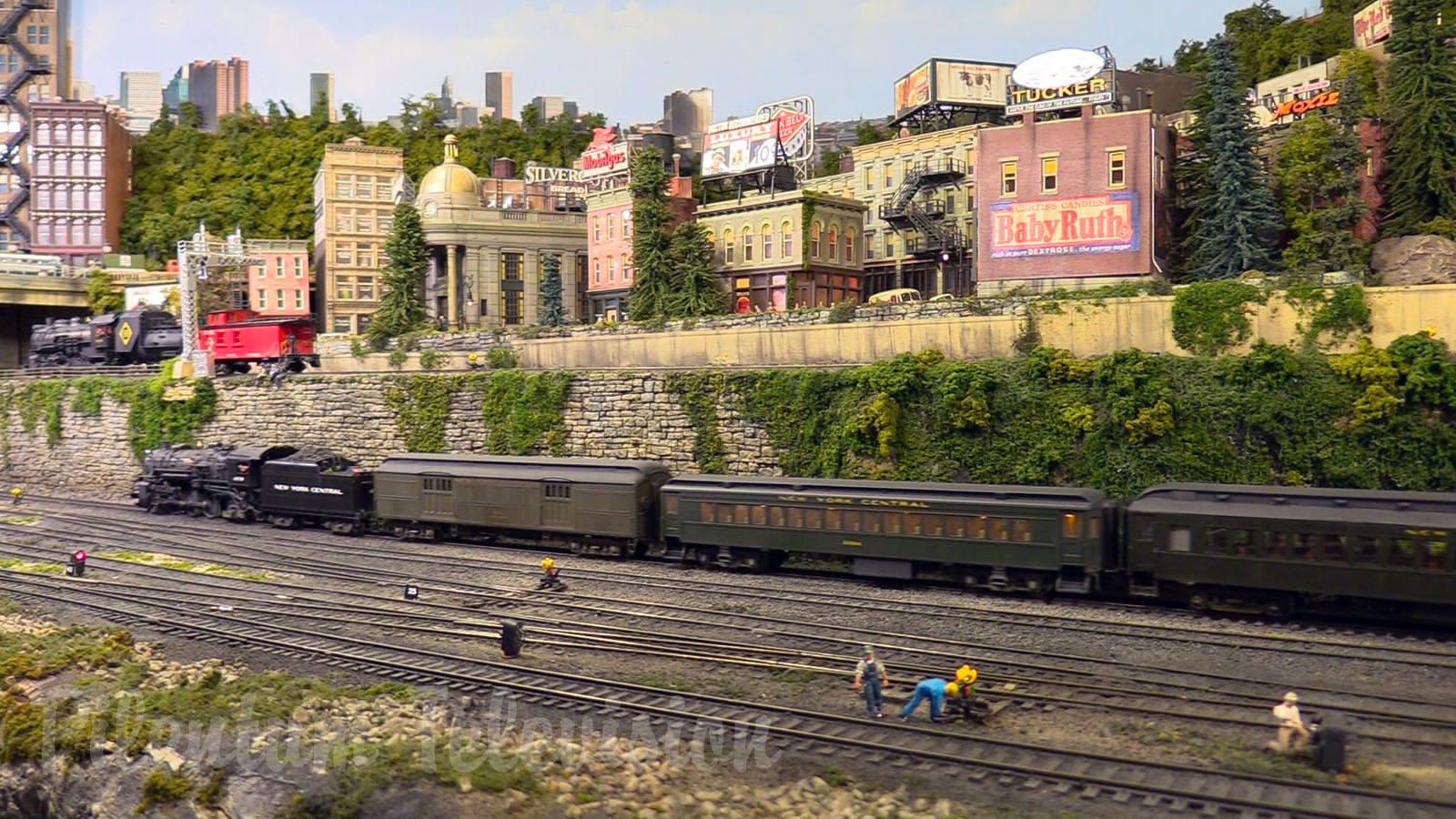 One of the finest and most famous model railroad layouts in the United States in HO scale