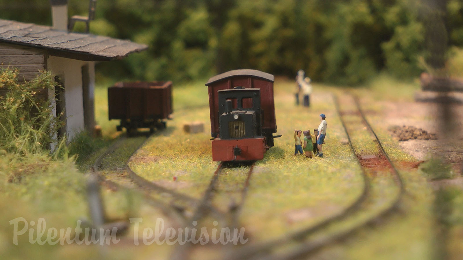 Something very rare: Model railway in TT scale with hand-built steam locomotives of Pomerania