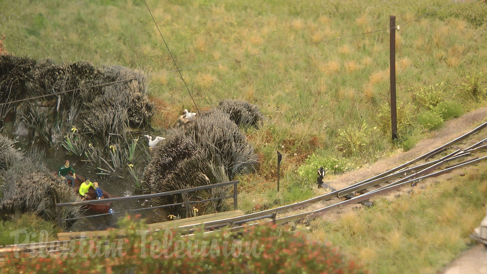 Something very rare: Model railway in TT scale with hand-built steam locomotives of Pomerania