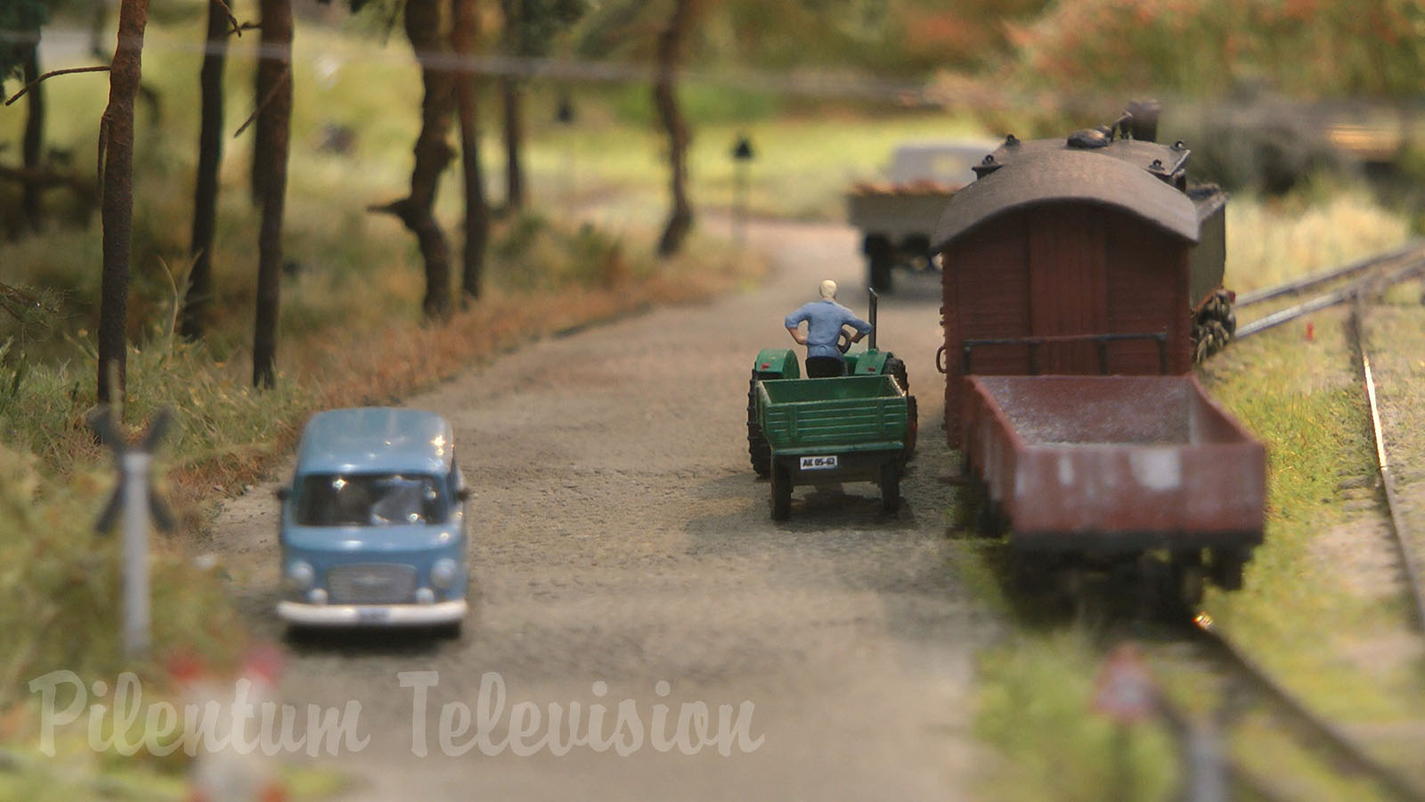 Something very rare: Model railway in TT scale with hand-built steam locomotives of Pomerania