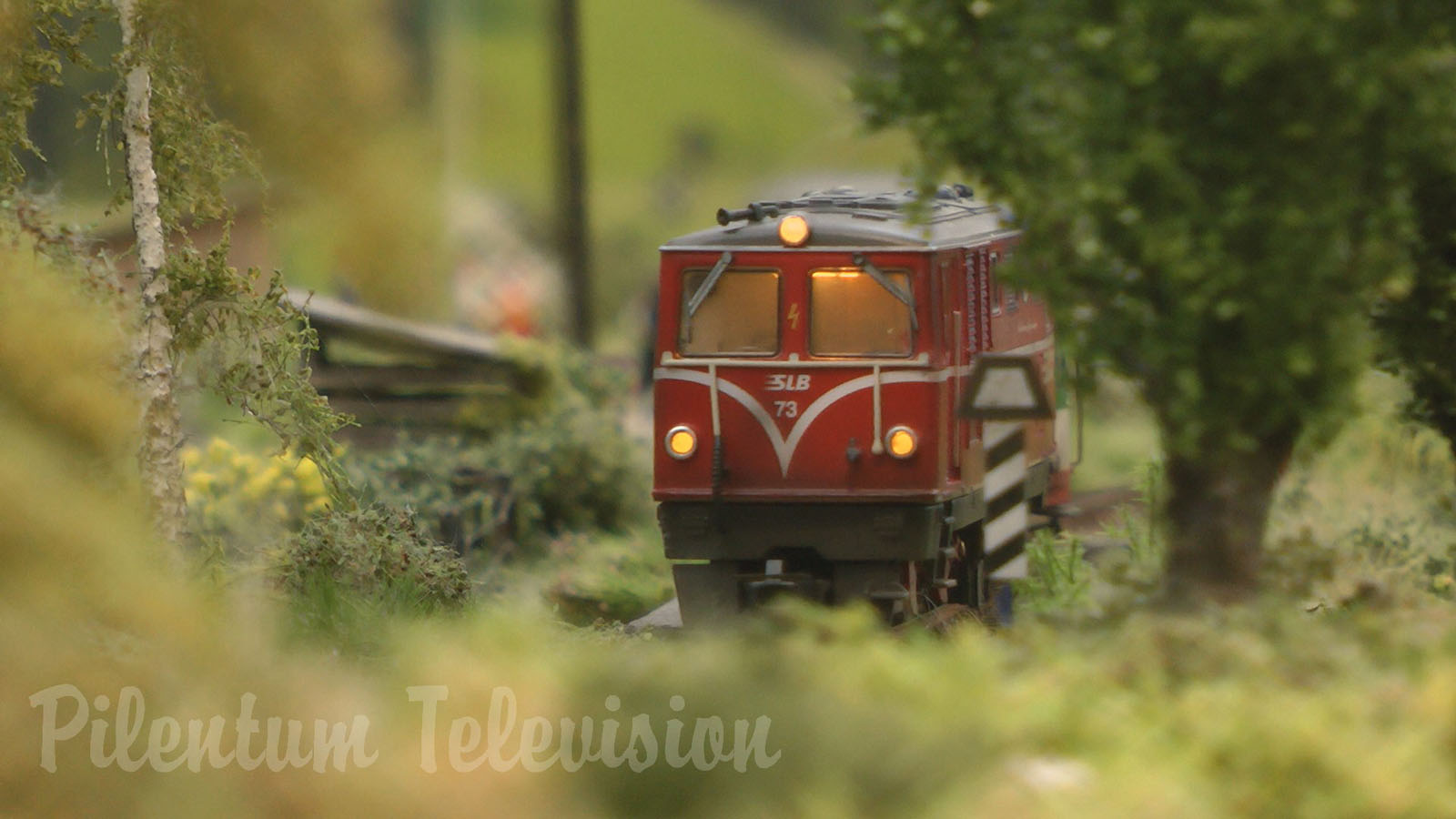 The Magic of Backdrops for Model Railroad Layouts and Backscenes for Model Railways: Narrow-gauge Railway in Salzburg in Austria