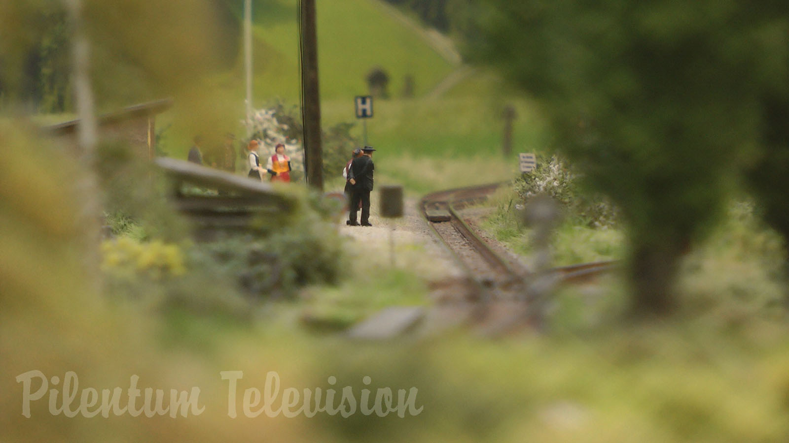 The Magic of Backdrops for Model Railroad Layouts and Backscenes for Model Railways: Narrow-gauge Railway in Salzburg in Austria