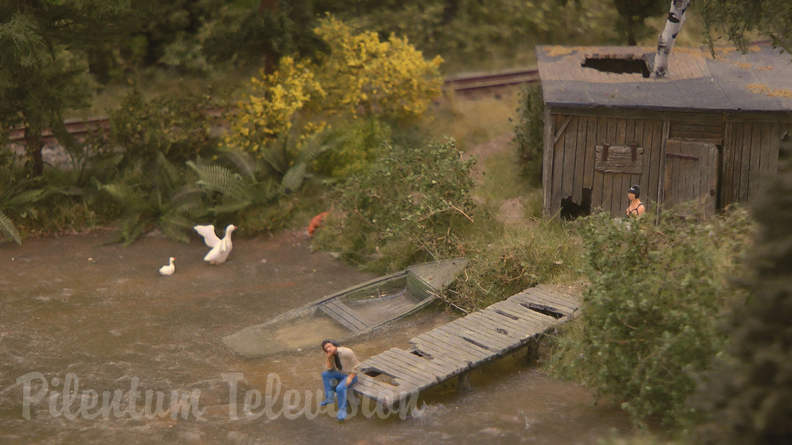 The Magic of Backdrops for Model Railroad Layouts and Backscenes for Model Railways: Narrow-gauge Railway in Salzburg in Austria