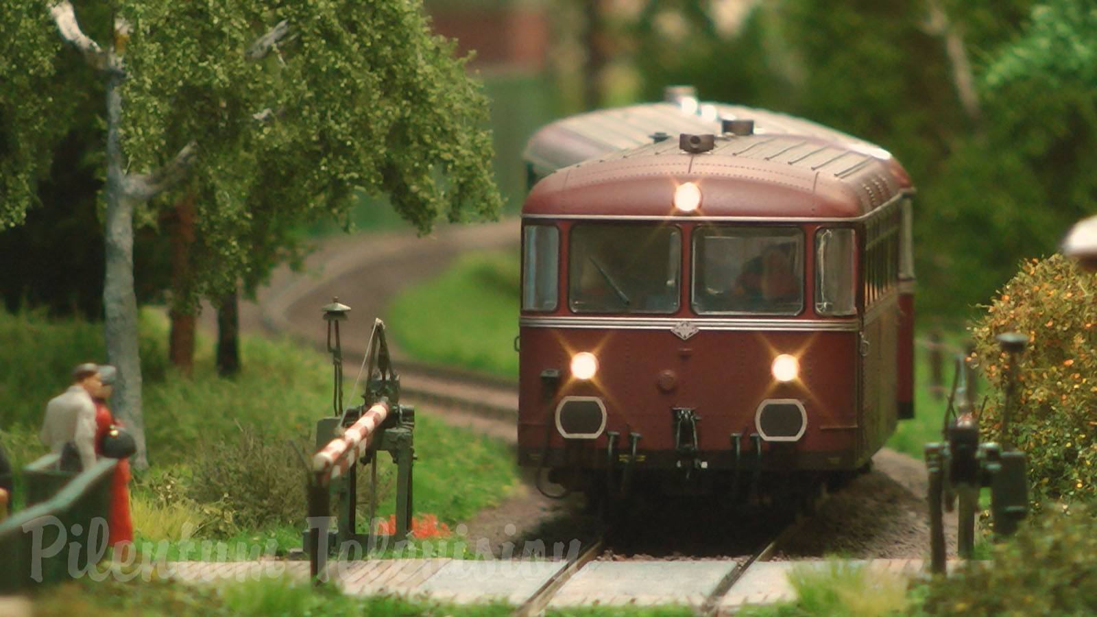 Modular Model Railroad with German Steam Locomotives and Diesel Railcars