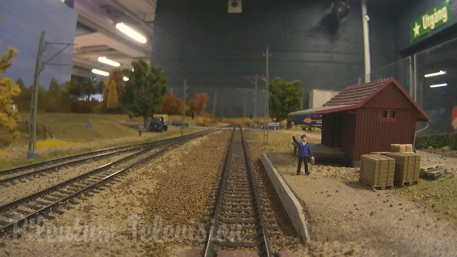 Trains and Scale Modeling - Cab Ride on the largest model railroad in Sweden