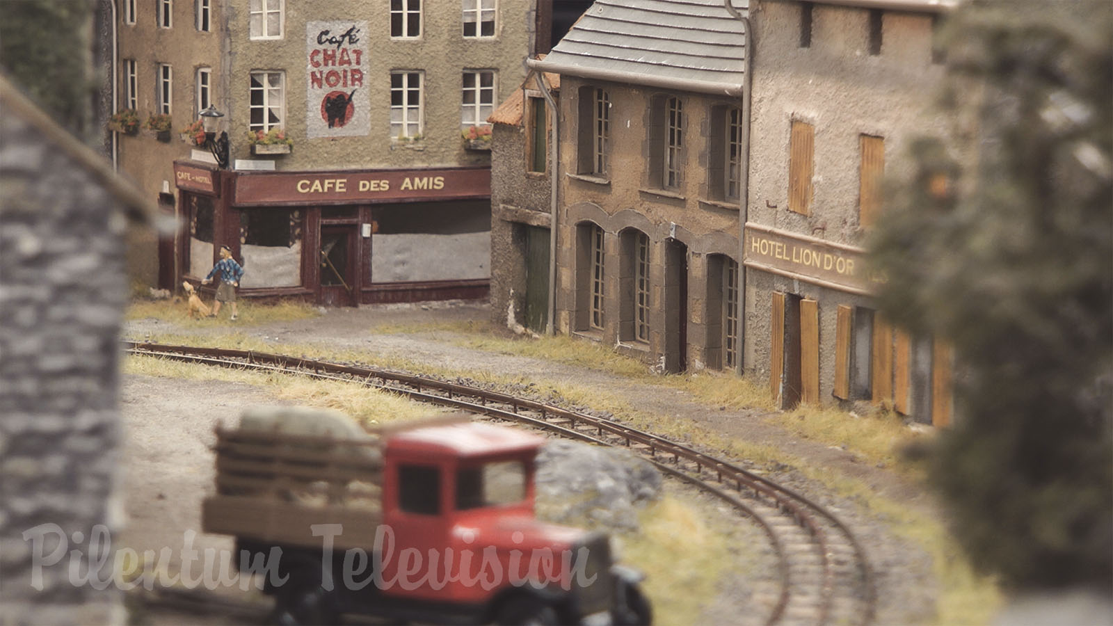 Model Railway - French Village Where Everyone Would Like To Live Due To The Steam Locomotive