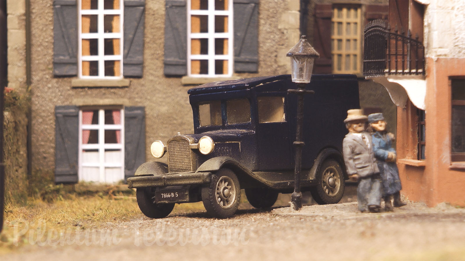 Model Railway - French Village Where Everyone Would Like To Live Due To The Steam Locomotive