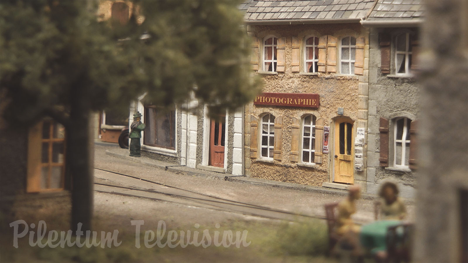 Model Railway - French Village Where Everyone Would Like To Live Due To The Steam Locomotive