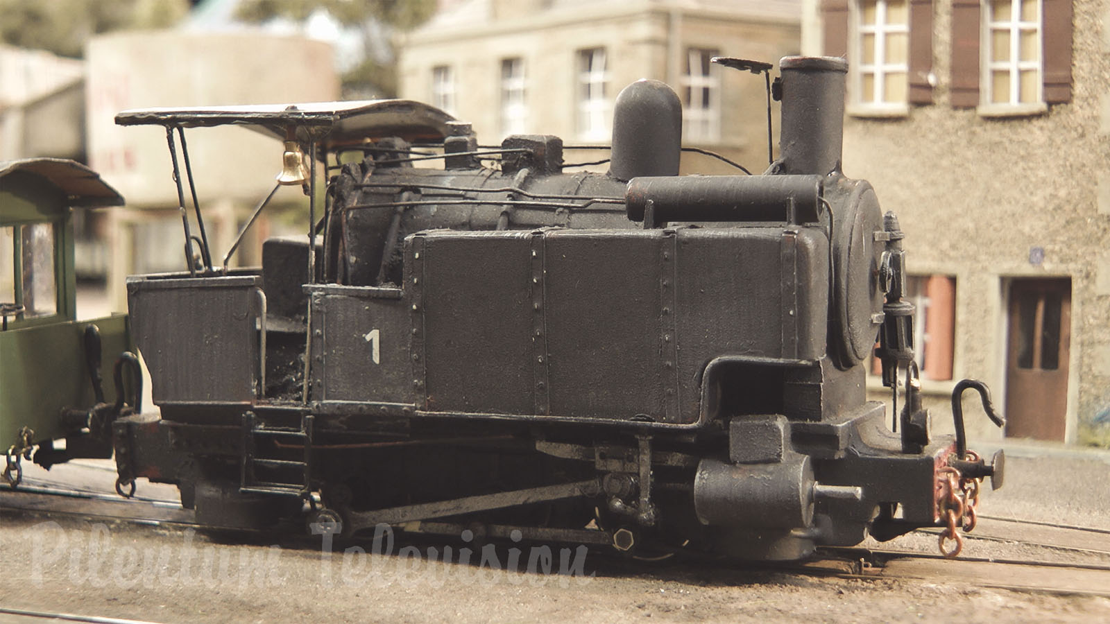 Model Railway - French Village Where Everyone Would Like To Live Due To The Steam Locomotive