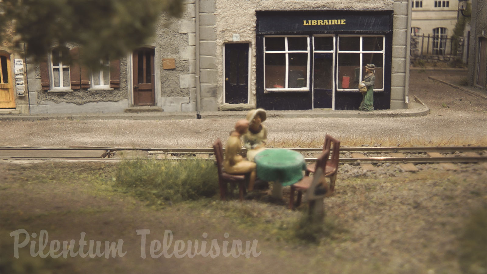 Model Railway - French Village Where Everyone Would Like To Live Due To The Steam Locomotive