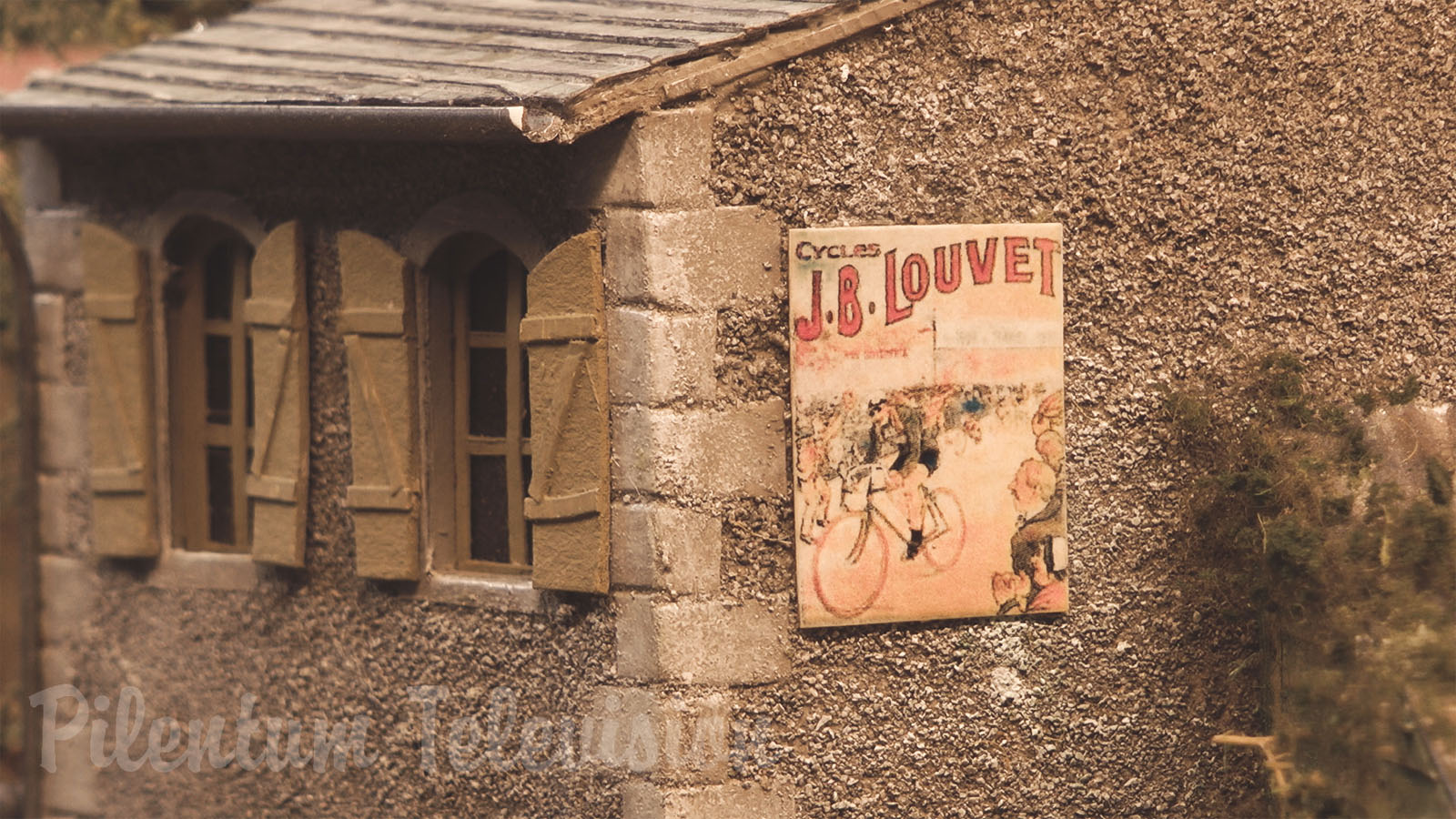 Model Railway - French Village Where Everyone Would Like To Live Due To The Steam Locomotive