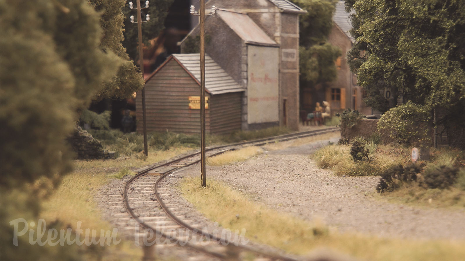 Model Railway - French Village Where Everyone Would Like To Live Due To The Steam Locomotive