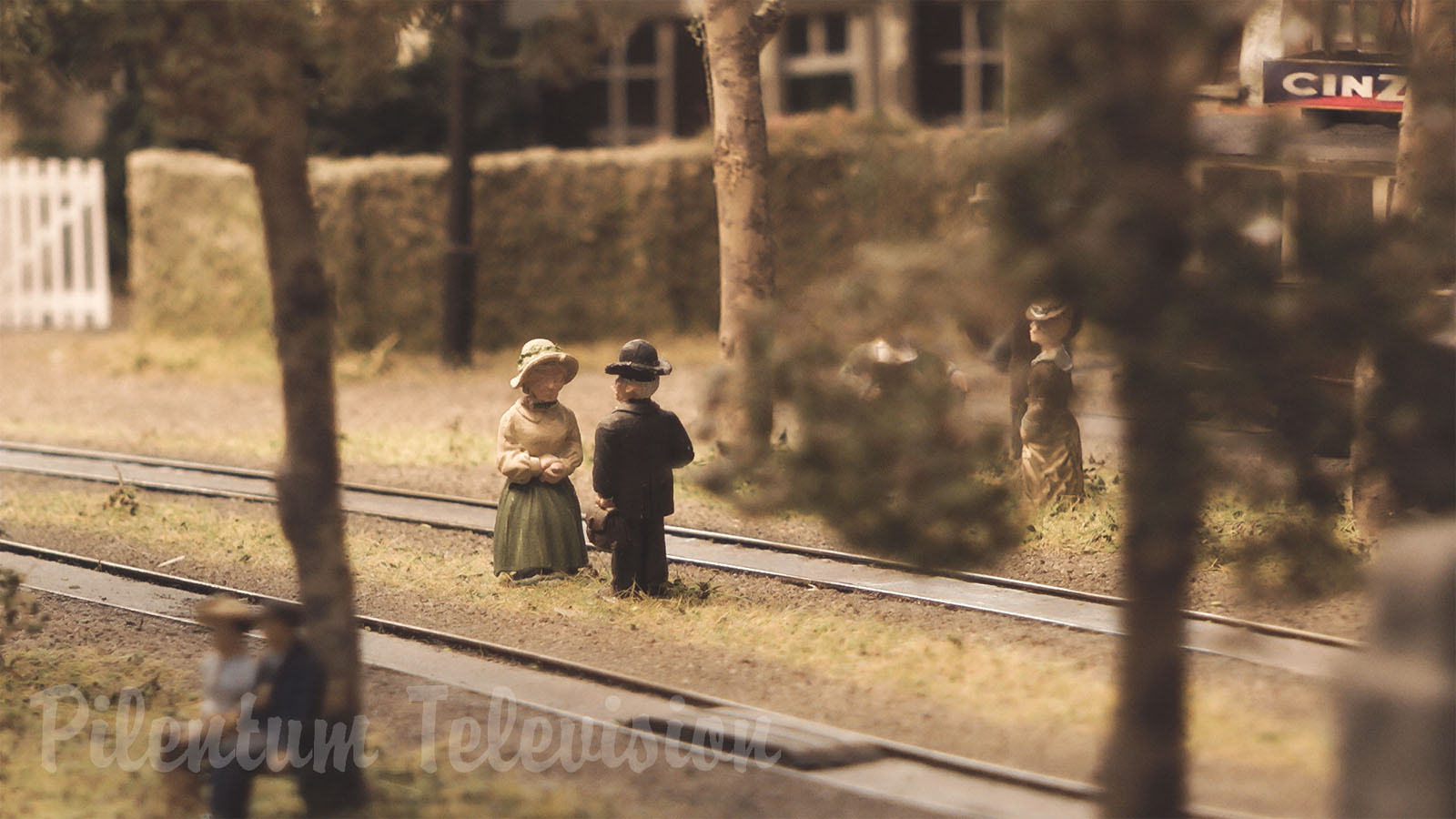 Model Railway - French Village Where Everyone Would Like To Live Due To The Steam Locomotive