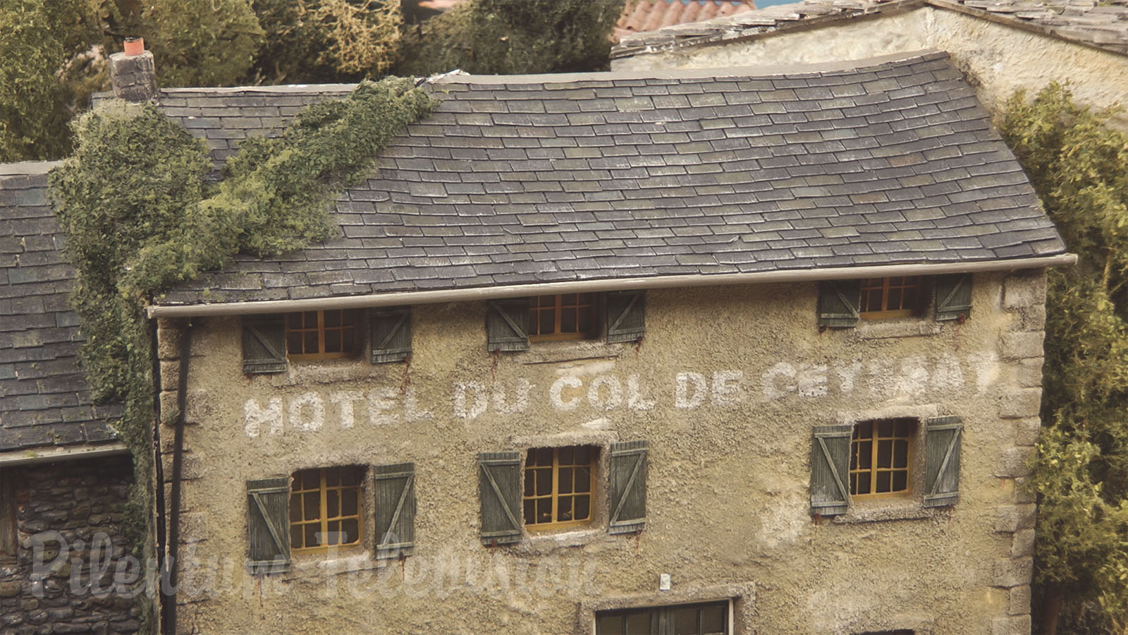 Model Railway - French Village Where Everyone Would Like To Live Due To The Steam Locomotive