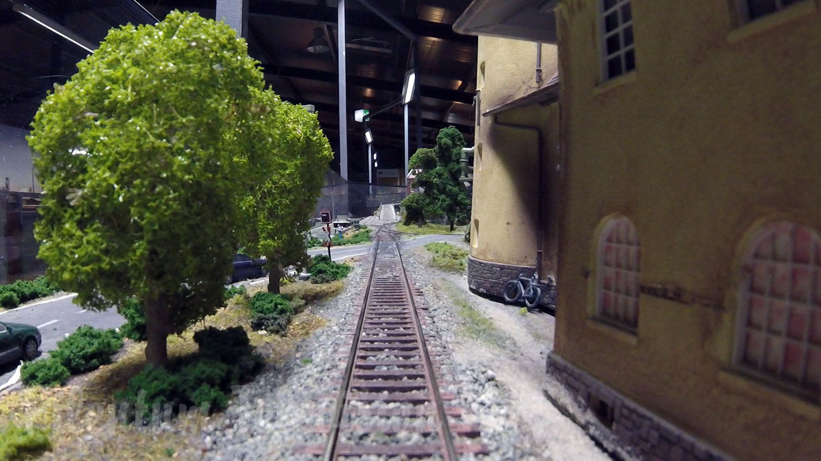 Cab Ride on a German Model Railway Layout designed by Josef Brandl