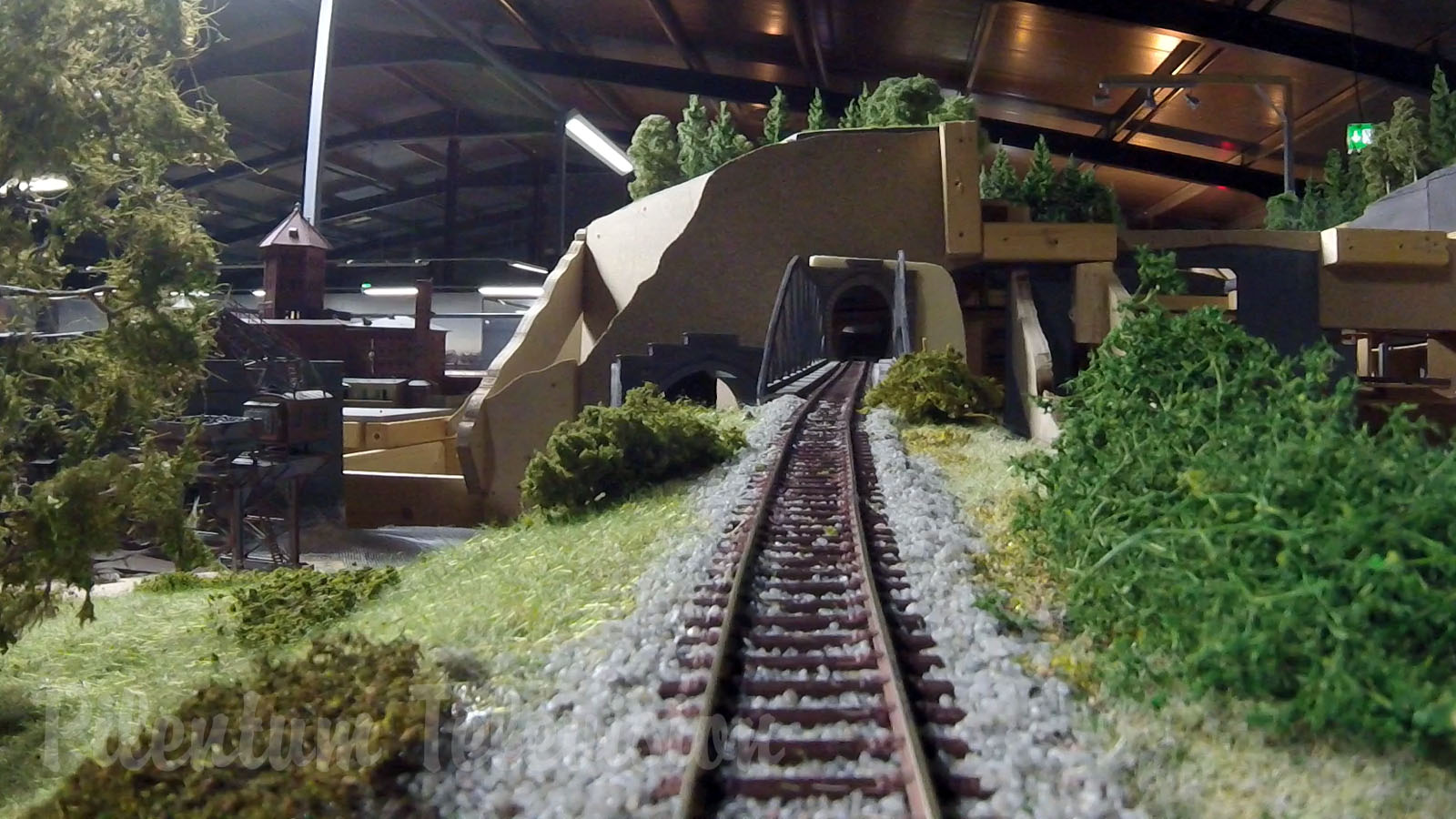 Cab Ride on a German Model Railway Layout designed by Josef Brandl