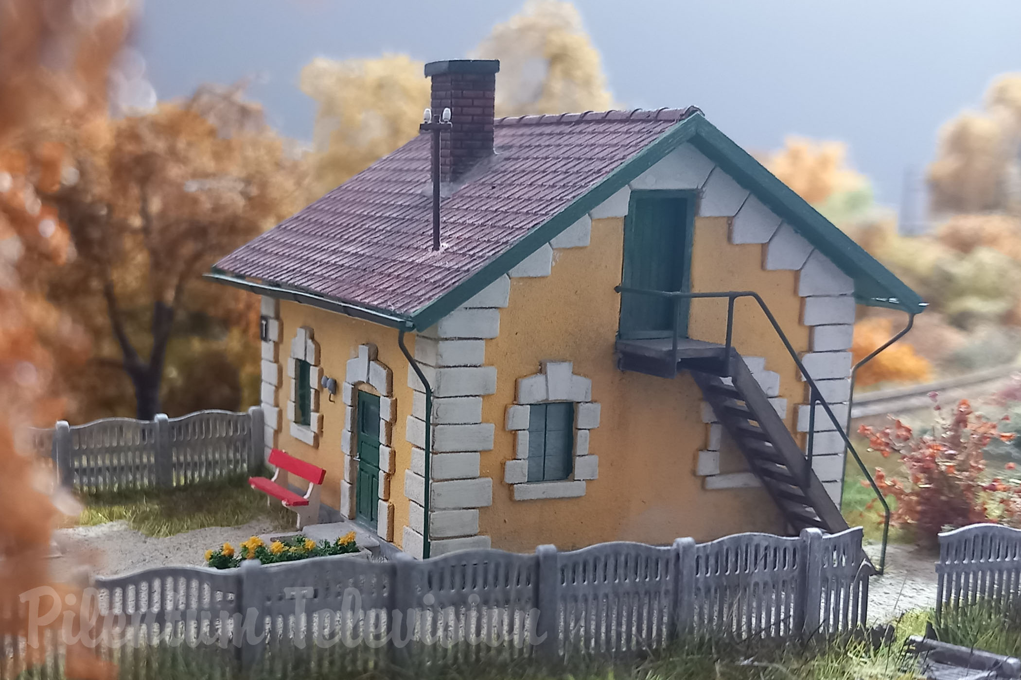 Magyar Modellvasút - One of the most attractive private model railroad layouts in TT scale from Hungary