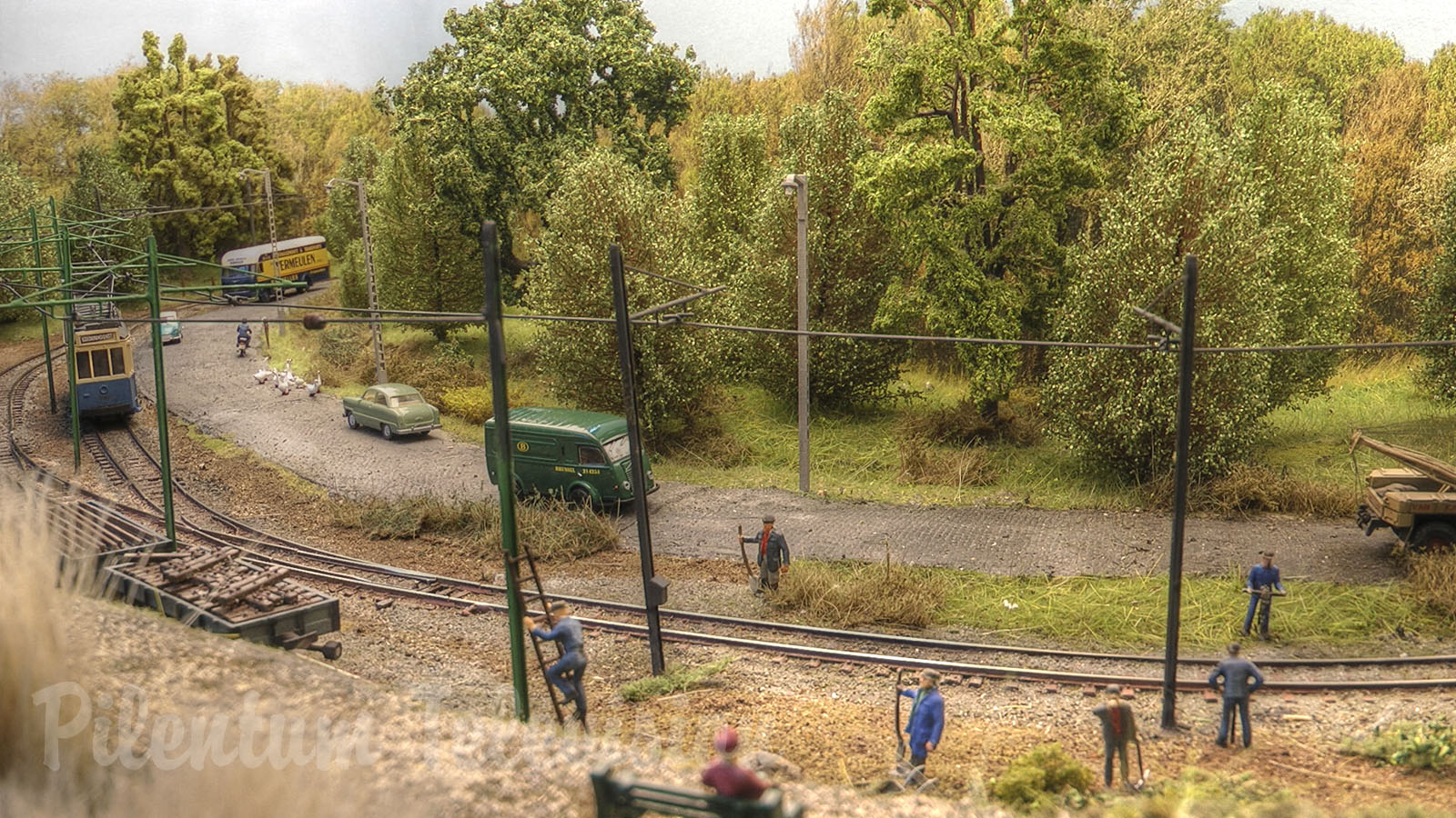 Pretty nice tramway model railway layout from Belgium (On traXS 2024)