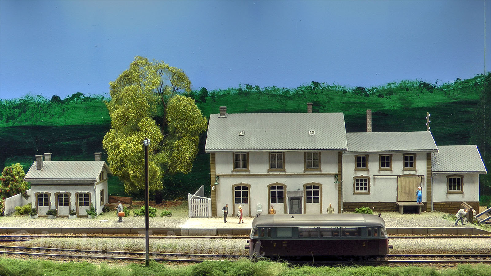 Private HO Scale Model Railroad Layout of CFL Trains in Luxembourg