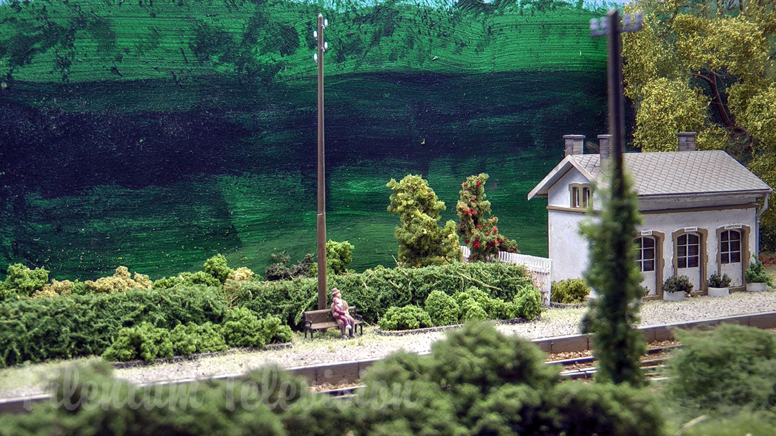 Private HO Scale Model Railroad Layout of CFL Trains in Luxembourg