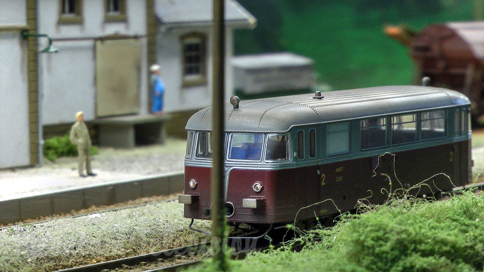 Private HO Scale Model Railroad Layout of CFL Trains in Luxembourg